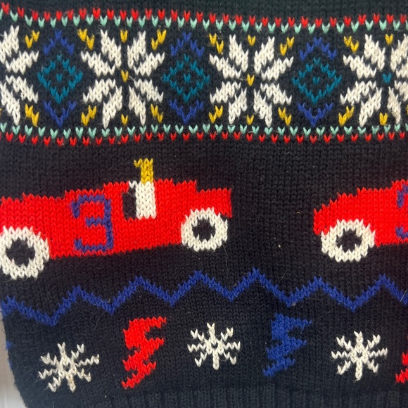 Kids Hanna Andersson 100% Cotton Christmas Dinosaur Swetar Sz 6-7 - Picture 3 of 6